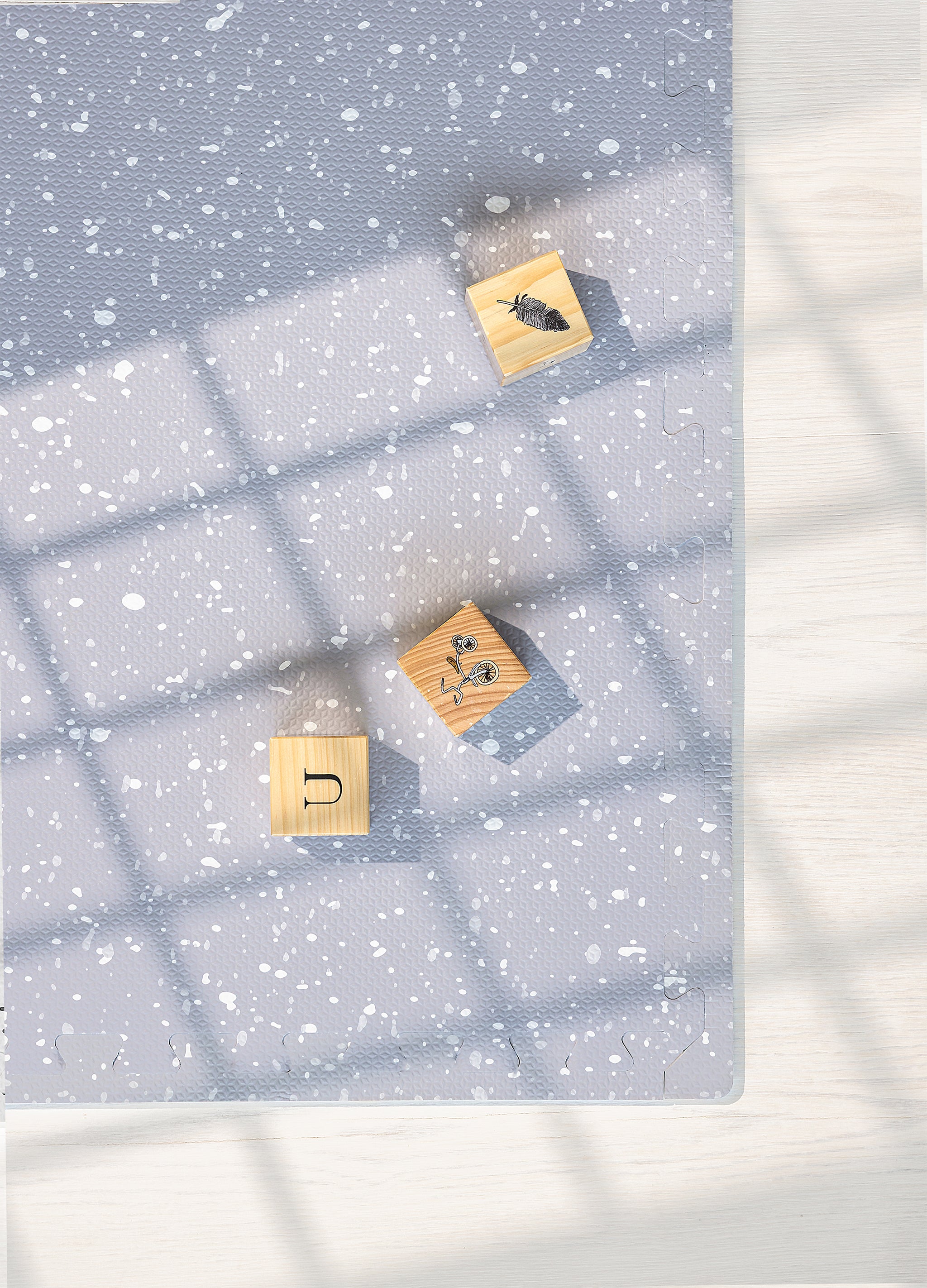 Terrazzo Play Mat Stormy Gray