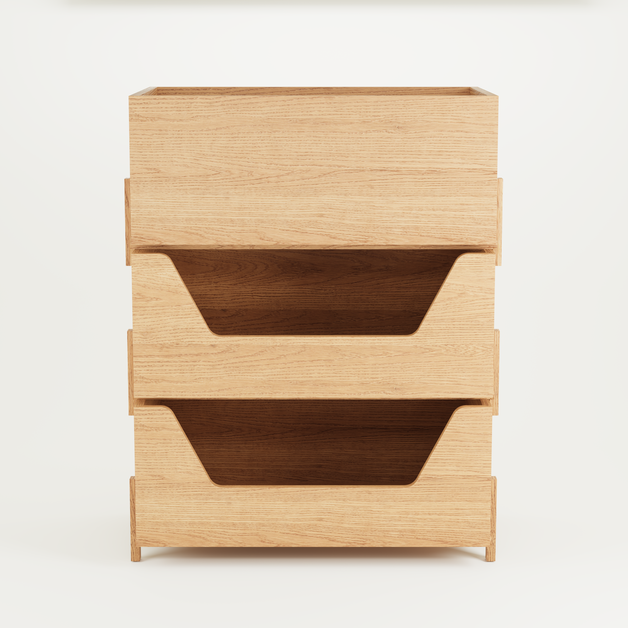 Kassen Stack — 2 Open + 1 Closed
