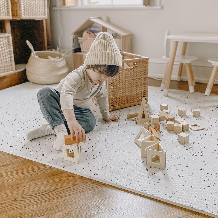 Terrazzo Play Mat Nordic Pale Gray