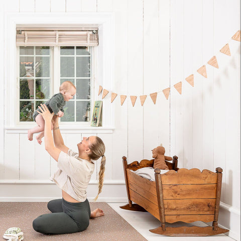 Oak Wood Flag Garland