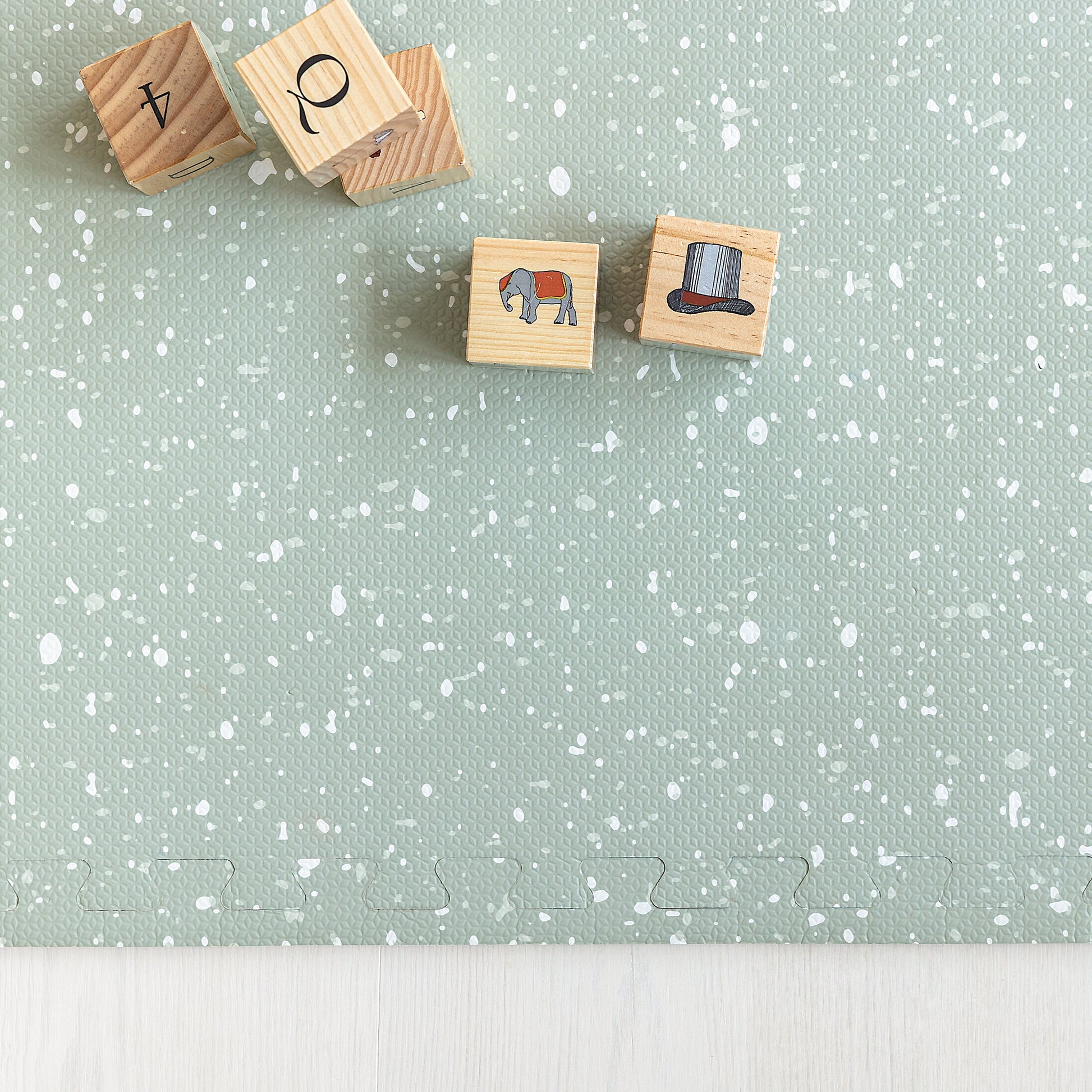 Terrazzo Play Mat Moss Green