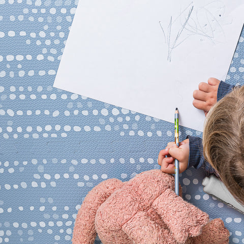 Dots Play Mat Powder Blue