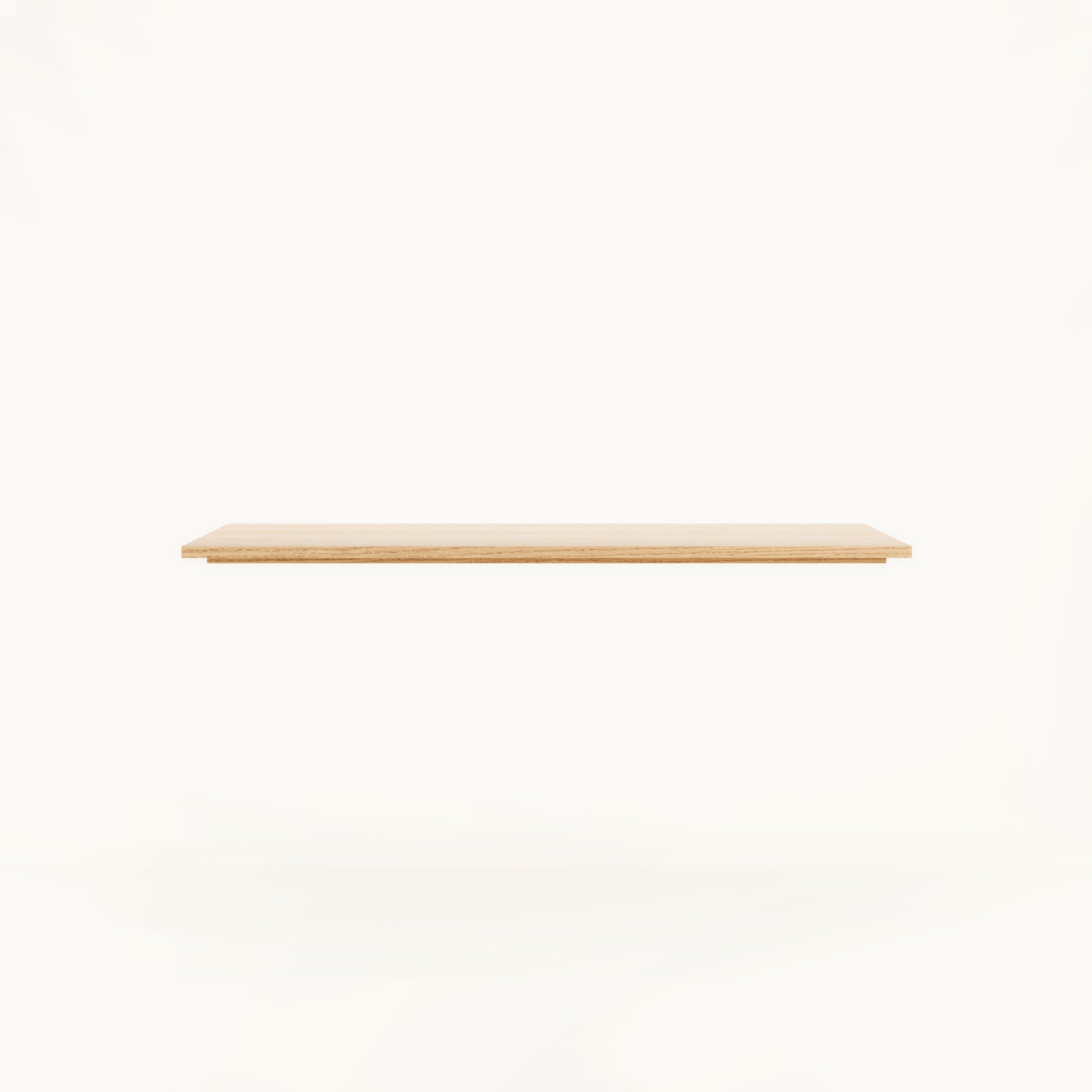 Kassen lid module in solid oak highlighting slim profile and smooth underside for secure placement