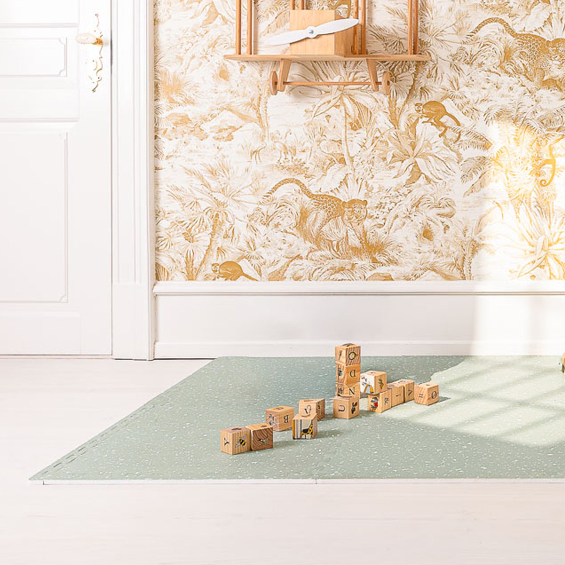 Terrazzo Play Mat Moss Green