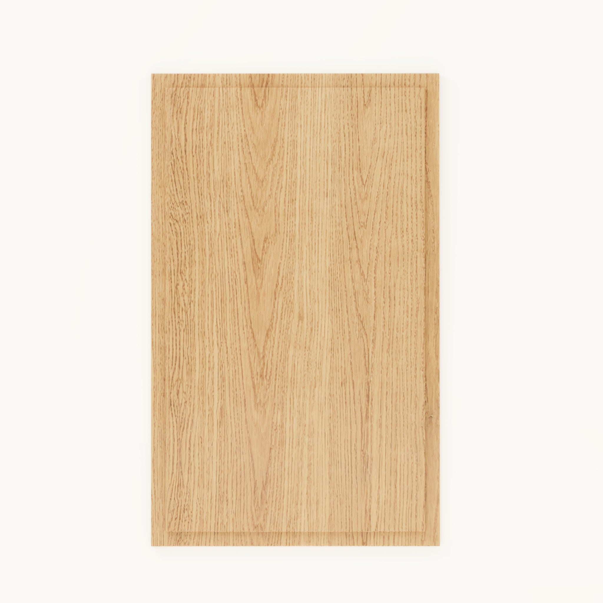 Top view of Kassen lid module in solid oak designed to sit flush on modular storage boxes for a clean, functional surface